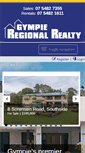 Mobile Screenshot of gympieregionalrealty.com.au